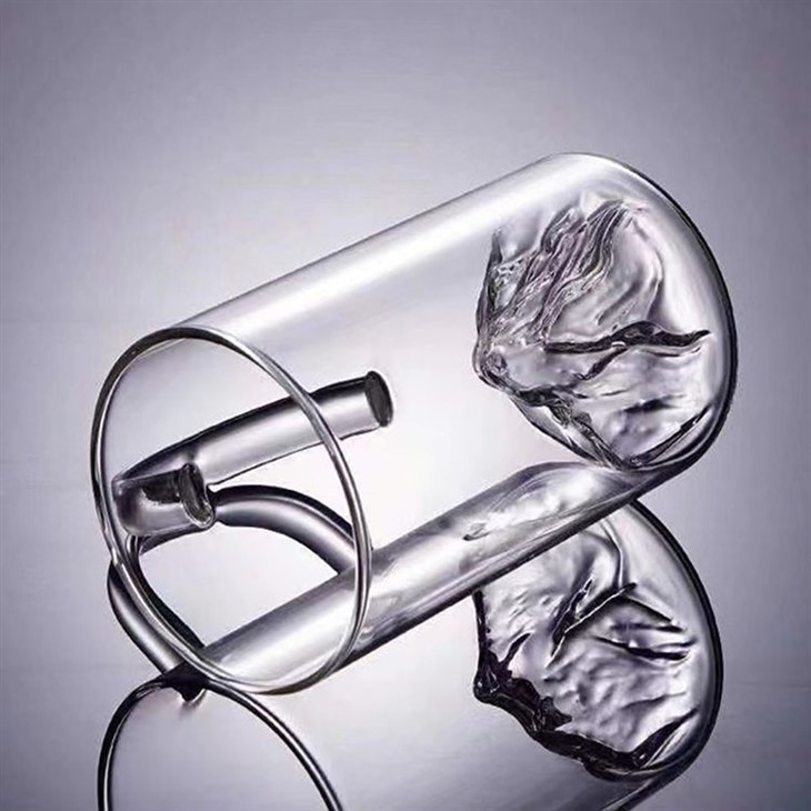 Hill Shaped Bottom Heat-resistant Creative Glass Cup